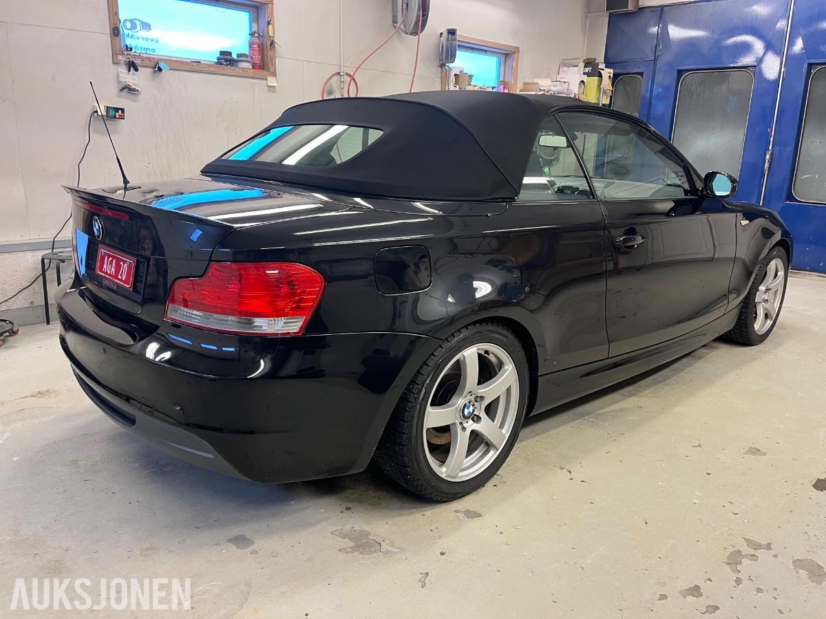 2008 BMW 1-serie 118i Cabriolet manuell, EU ok til 06.2028