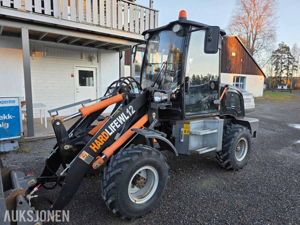 2018 Hardlife WL 12 hjullaster-skuffe 443 timer