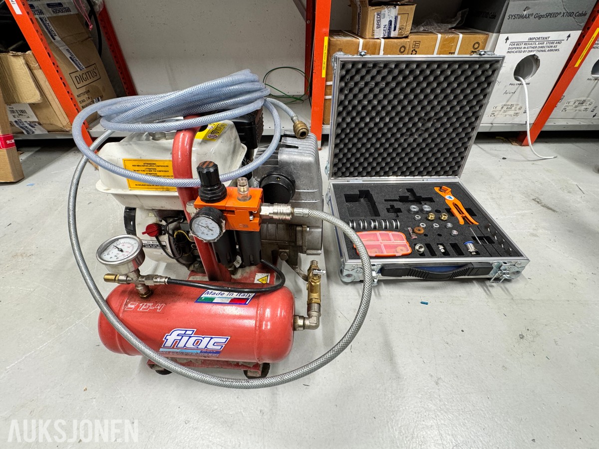 2018 Fiac bensindrevet luftkompressor S 15-4 - Honda GP 160
