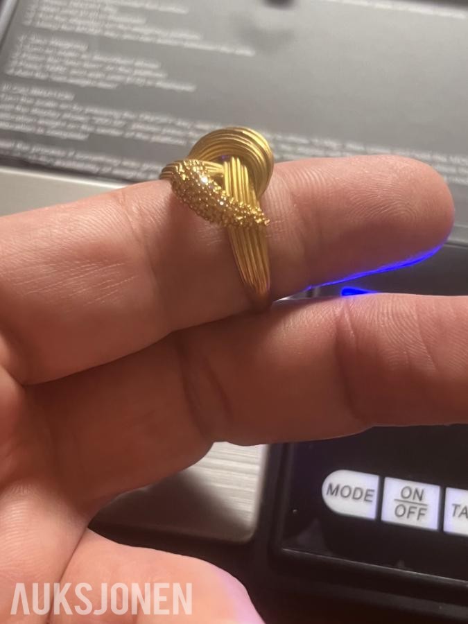 21 karat Gullring