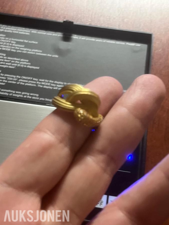 21 karat Gullring