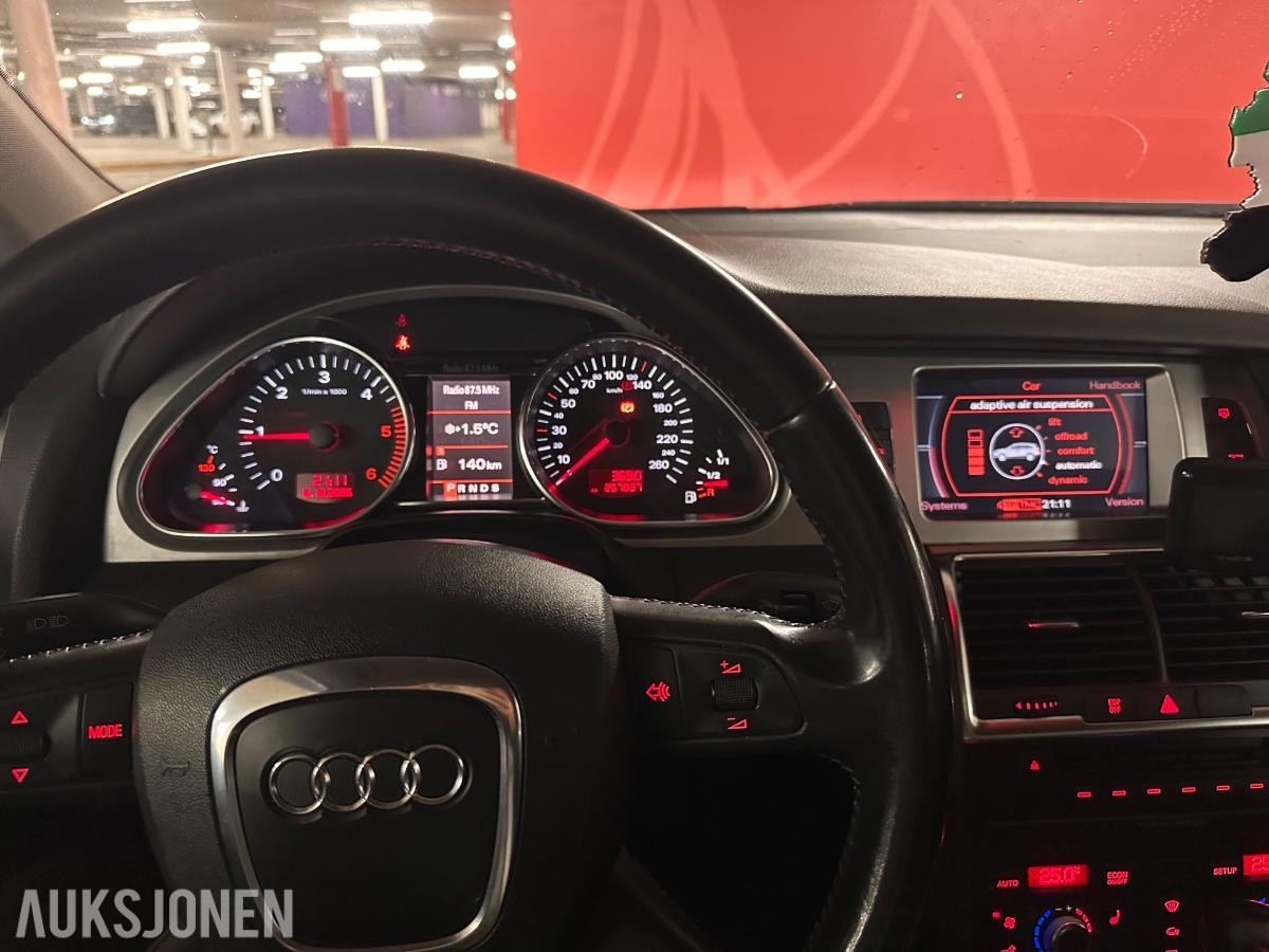 2007 AUDI Q7 3.0 TDI 232HK QUATTRO AUTOMAT, CRUISEKONTROLL, HENGERFESTE