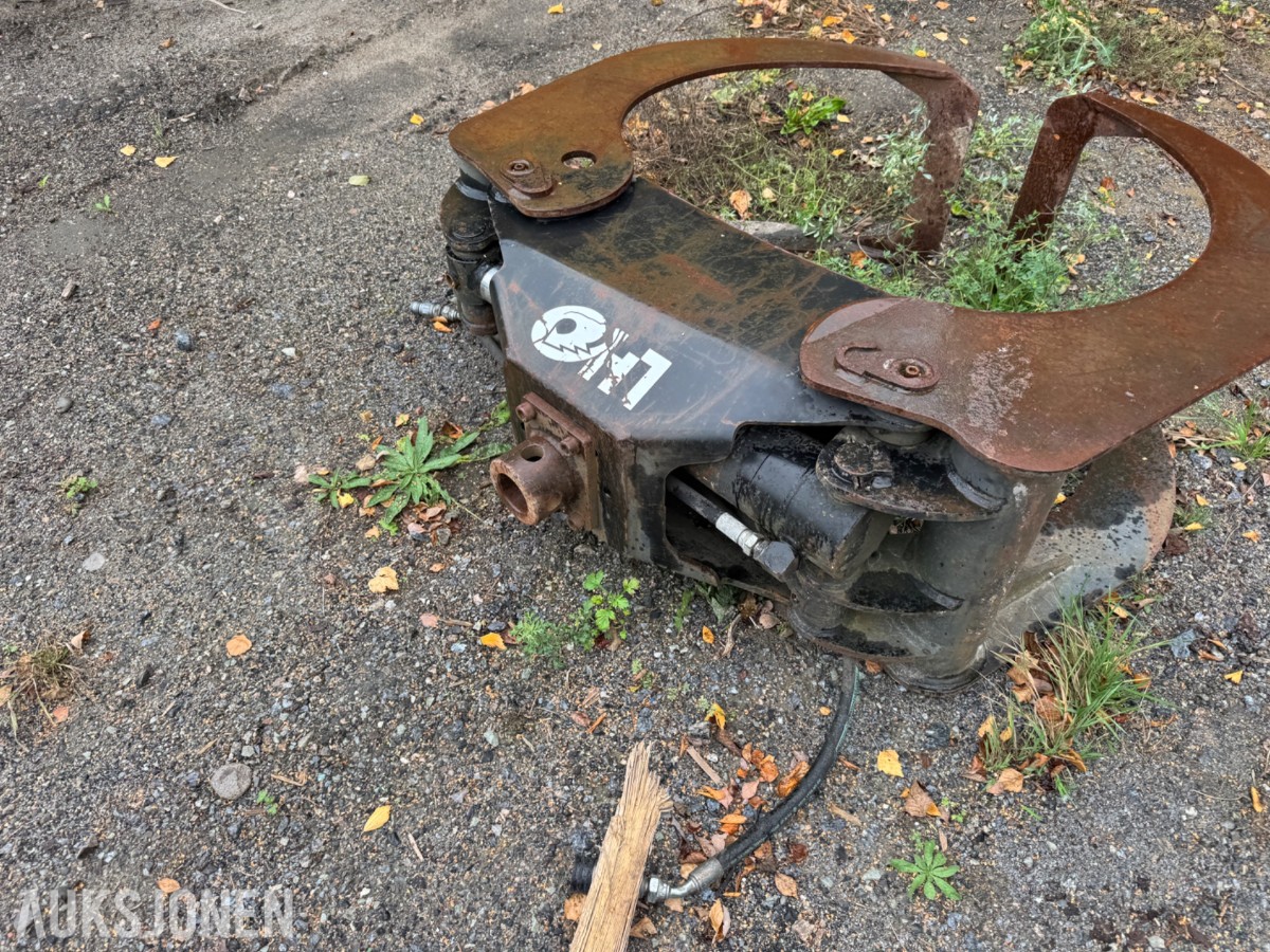 Hydraulisk tømmerklo / tømmergrabb for kran