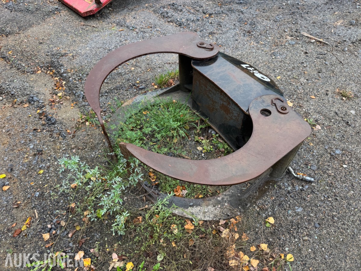 Hydraulisk tømmerklo / tømmergrabb for kran