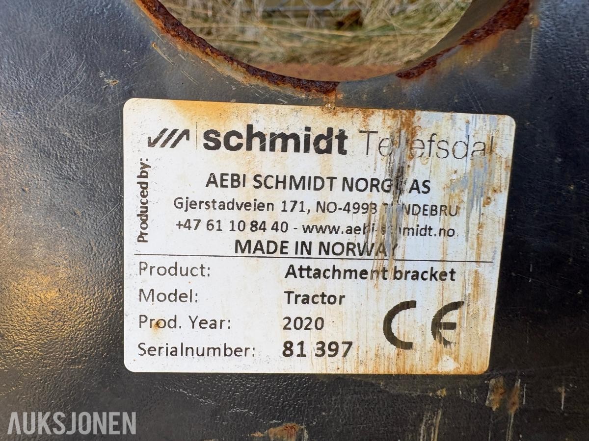 2020 Schmidt Tellefsdal innfestingsbrakett for traktor
