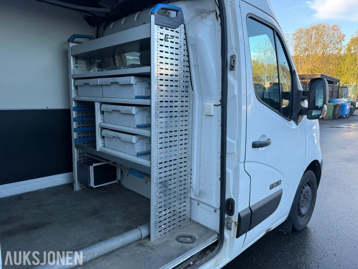 2013 Nissan NV400 2.3 dCi 125 hk – servicebil / rørleggerbil med innredning
