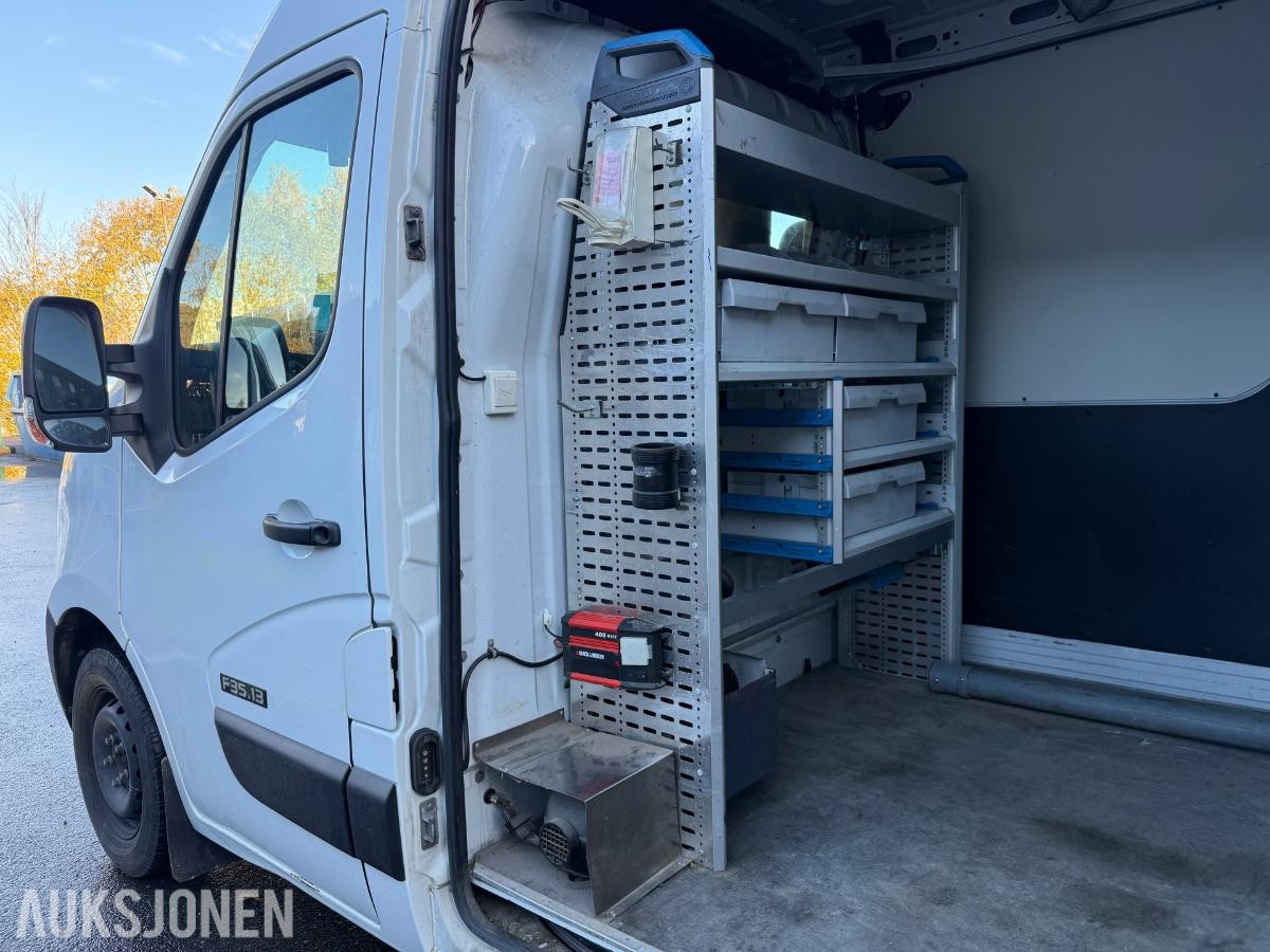 2013 Nissan NV400 2.3 dCi 125 hk – servicebil / rørleggerbil med innredning