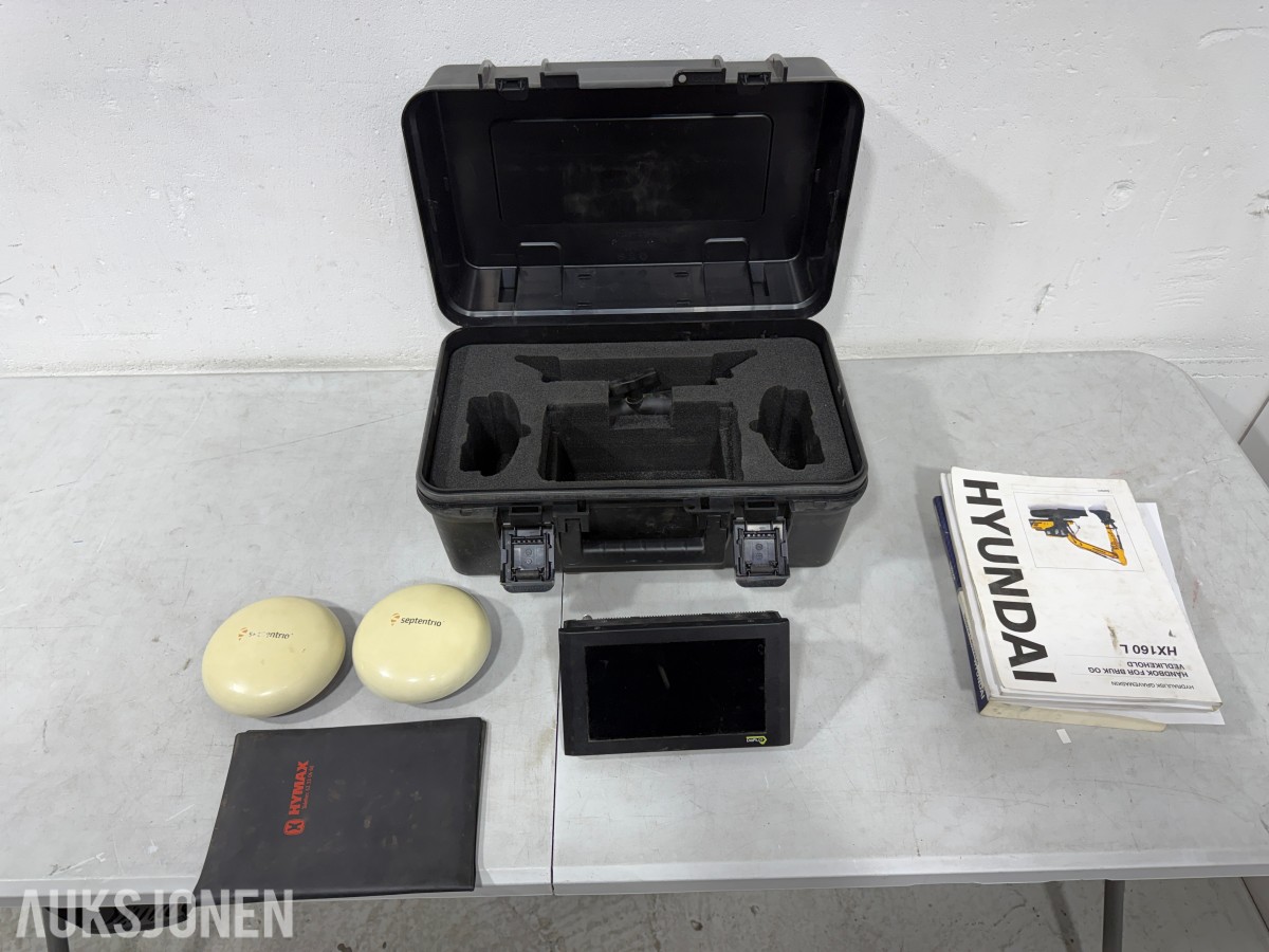 DigPilot maskinstyringssystem med 2 stk GNSS-antenner