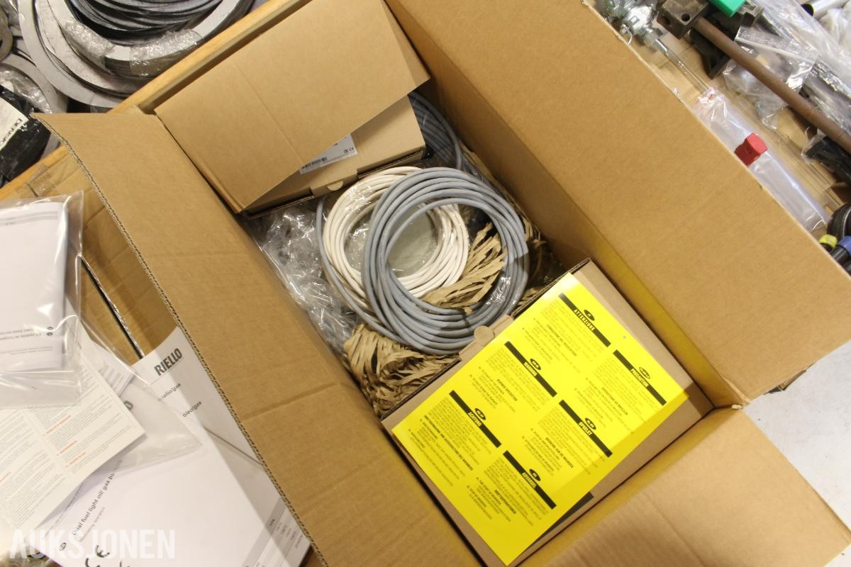 Delelager etter leverandør av olje/gass-fyr og dampkjele anlegg Danfoss-Flowserve-Fema-Sauter-Honeywell-ABB mfl.