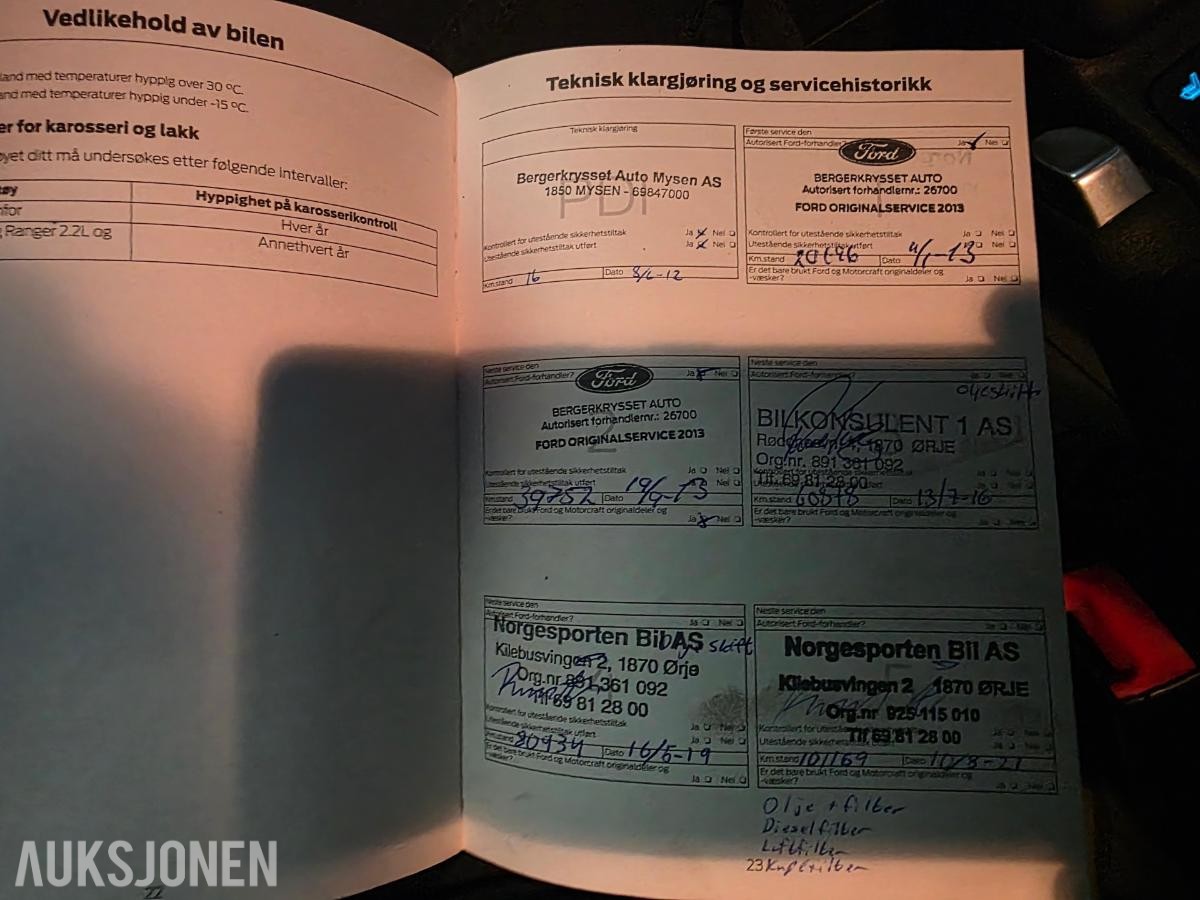 2011 FORD FOCUS 1.6 TDCI HENGERFESTE SETEVARME P-SENSOR
