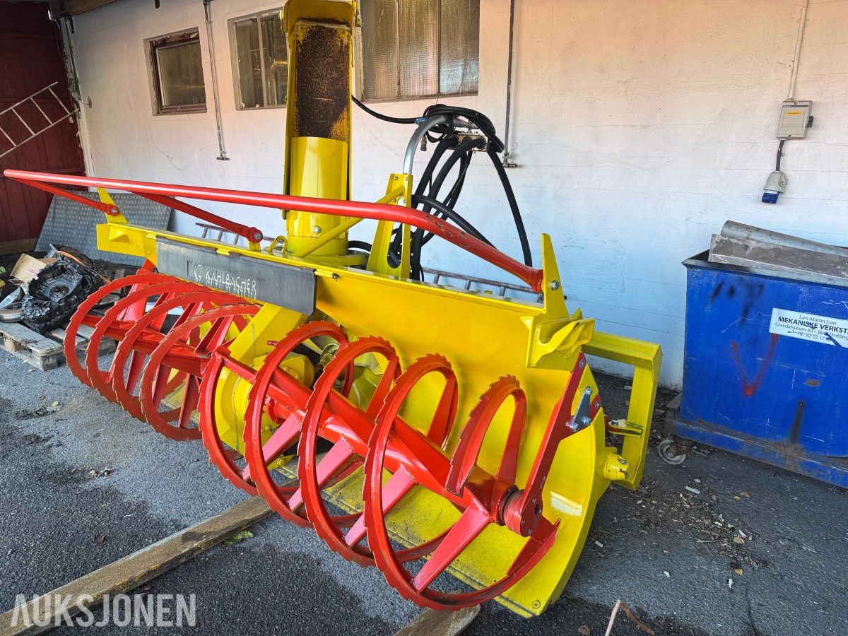 Kahlbacher KFS 750-2700 HP snøfres med sideskyvning - Nesten ubrukt