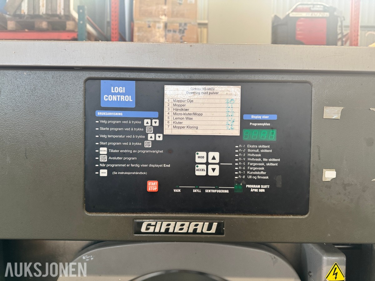 2009 Girbau HS-6023 LC-E vaskemaskin 22,8 kg