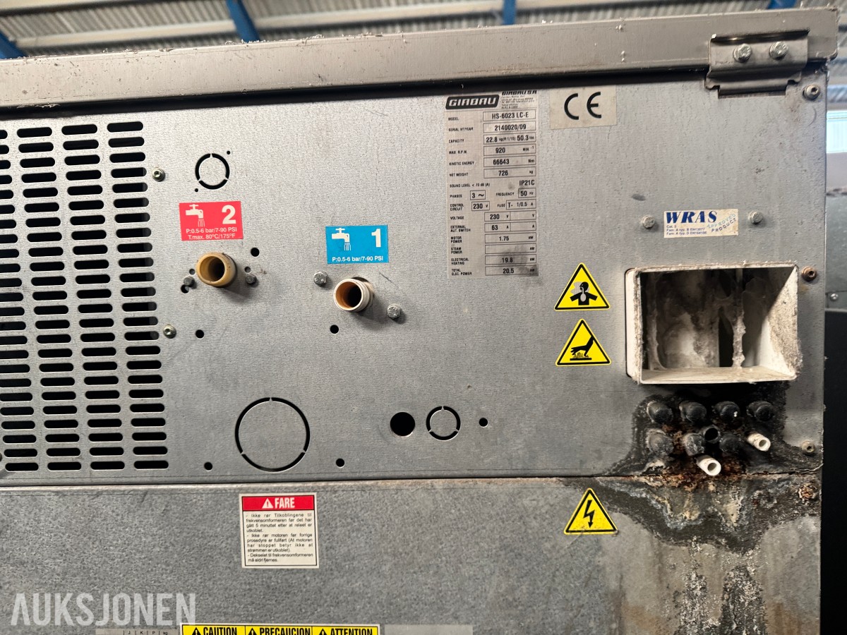 2009 Girbau HS-6023 LC-E vaskemaskin 22,8 kg