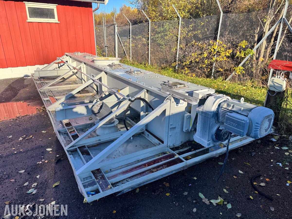 2022 Tratec utmaterskrue Ø500x5000 for kalk, med 4 elektriske taljer