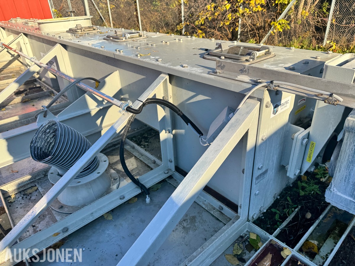 2022 Tratec utmaterskrue Ø500x5000 for kalk, med 4 elektriske taljer