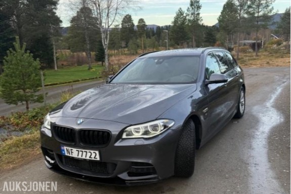 2016 BMW 5-serie 520D XDRIVE 2.0 Diesel, Automat, Webasto, Hengerfeste, Ryggekamera, Skinninteriør