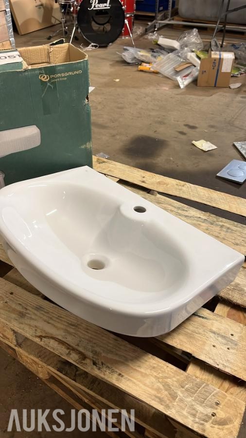 Porsgrund Glow servant 60 cm – hvit