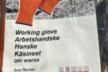 Parti Activewear Dry Winter arbeidshansker –  størrelse 9