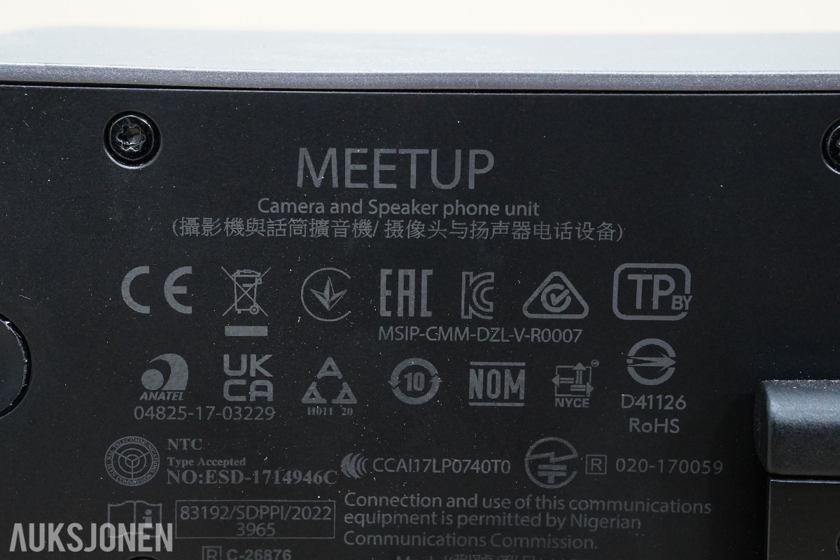 Logitech MeetUp V-R0007 4K konferansekamera