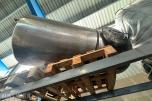 Stor rustfri syrefast tank 