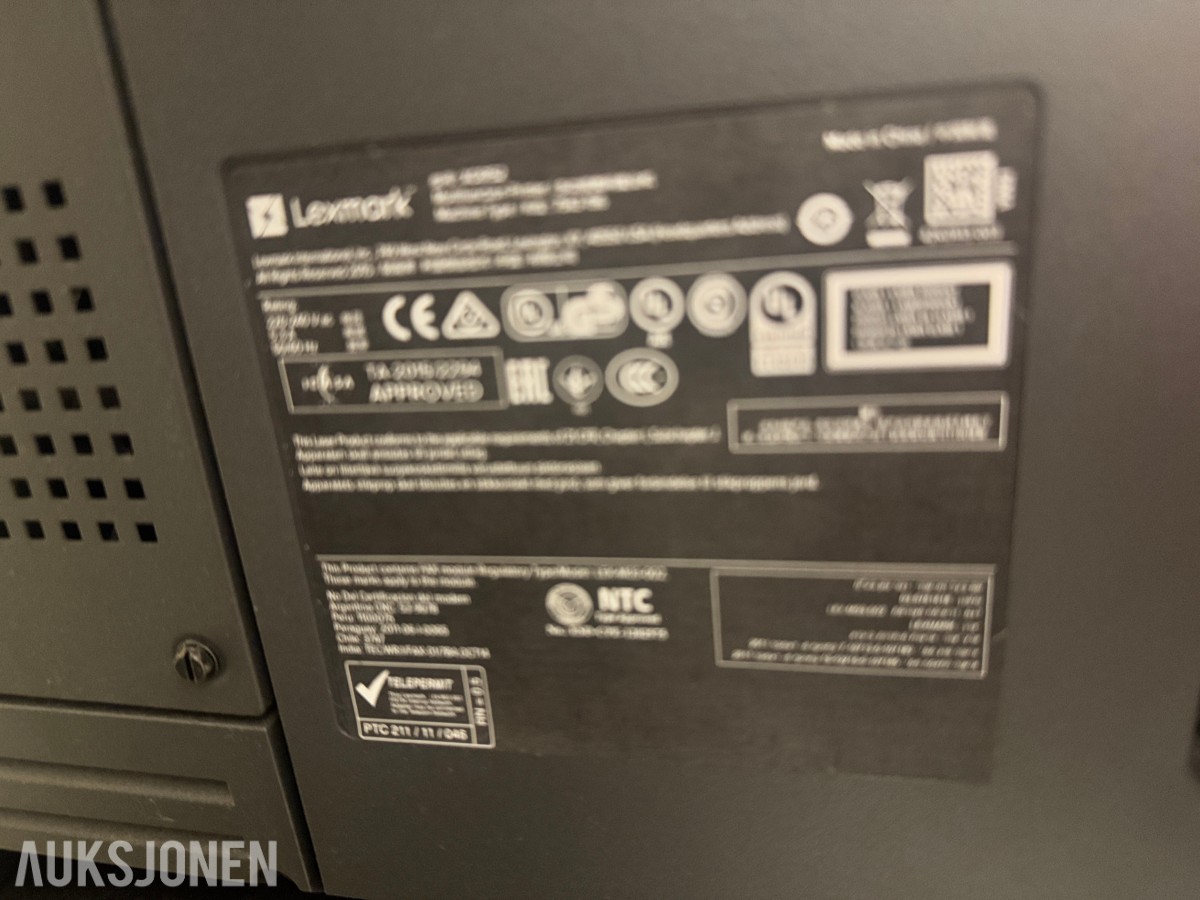 Lexmark XC6152 fargelaser multifunksjonsskriver