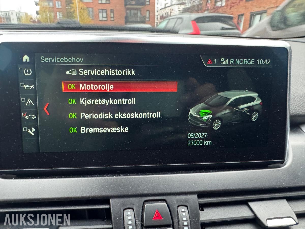 2017 BMW 225xe Sportline 4x4 224HK Adaptiv cruisekontroll, Ryggekamera