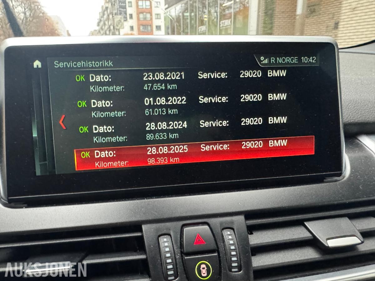 2017 BMW 225xe Sportline 4x4 224HK Adaptiv cruisekontroll, Ryggekamera
