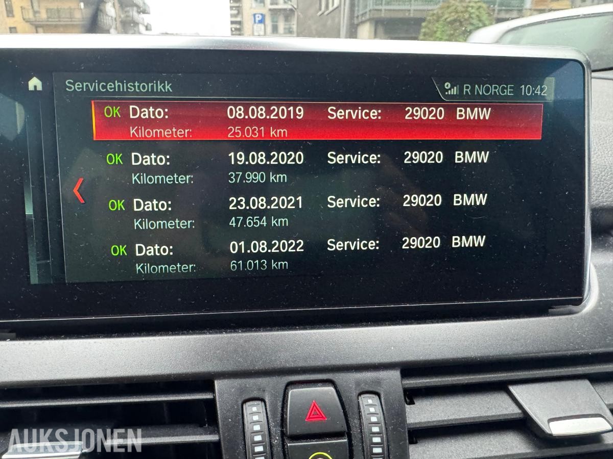 2017 BMW 225xe Sportline 4x4 224HK Adaptiv cruisekontroll, Ryggekamera