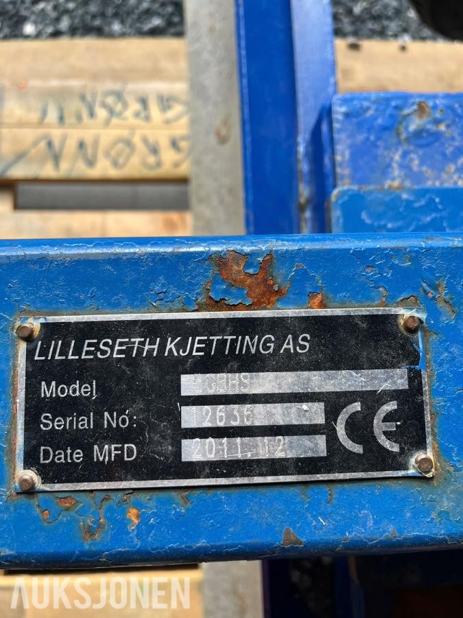 2014 Lilleseth Kjetting AS brøyteskjær/veiskrape 150cm