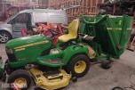 2011 John Deere X740 plenklippertraktor med oppsamler