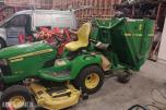 2011 John Deere X740 plenklippertraktor med oppsamler