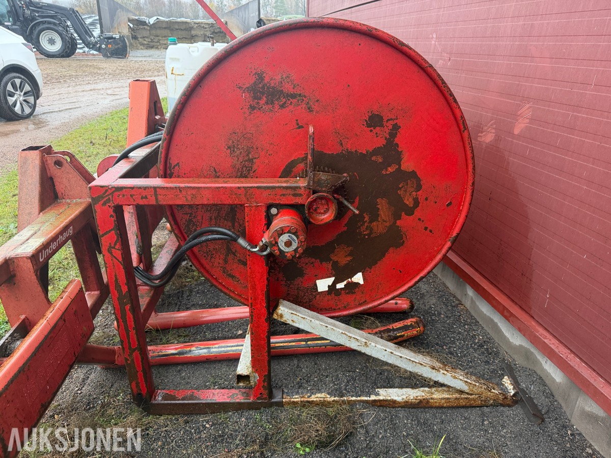 Slangetrommel med triangl-feste