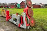 2018 Fliegl WoodKing Slim astsag med tre sagblad, flatt sagehode høyre