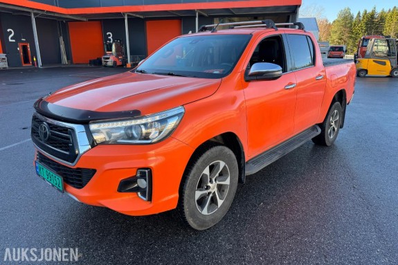 2019 Toyota HiLux dobbelkabin 2.4 150hk 4WD aut / EU godkjent / 319659km
