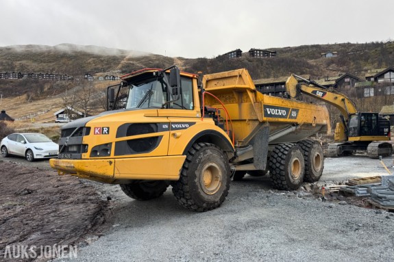 2016 Volvo A25G Dumper - 13 271 t, 23,9 tonn nyttelast, sentralsmøring