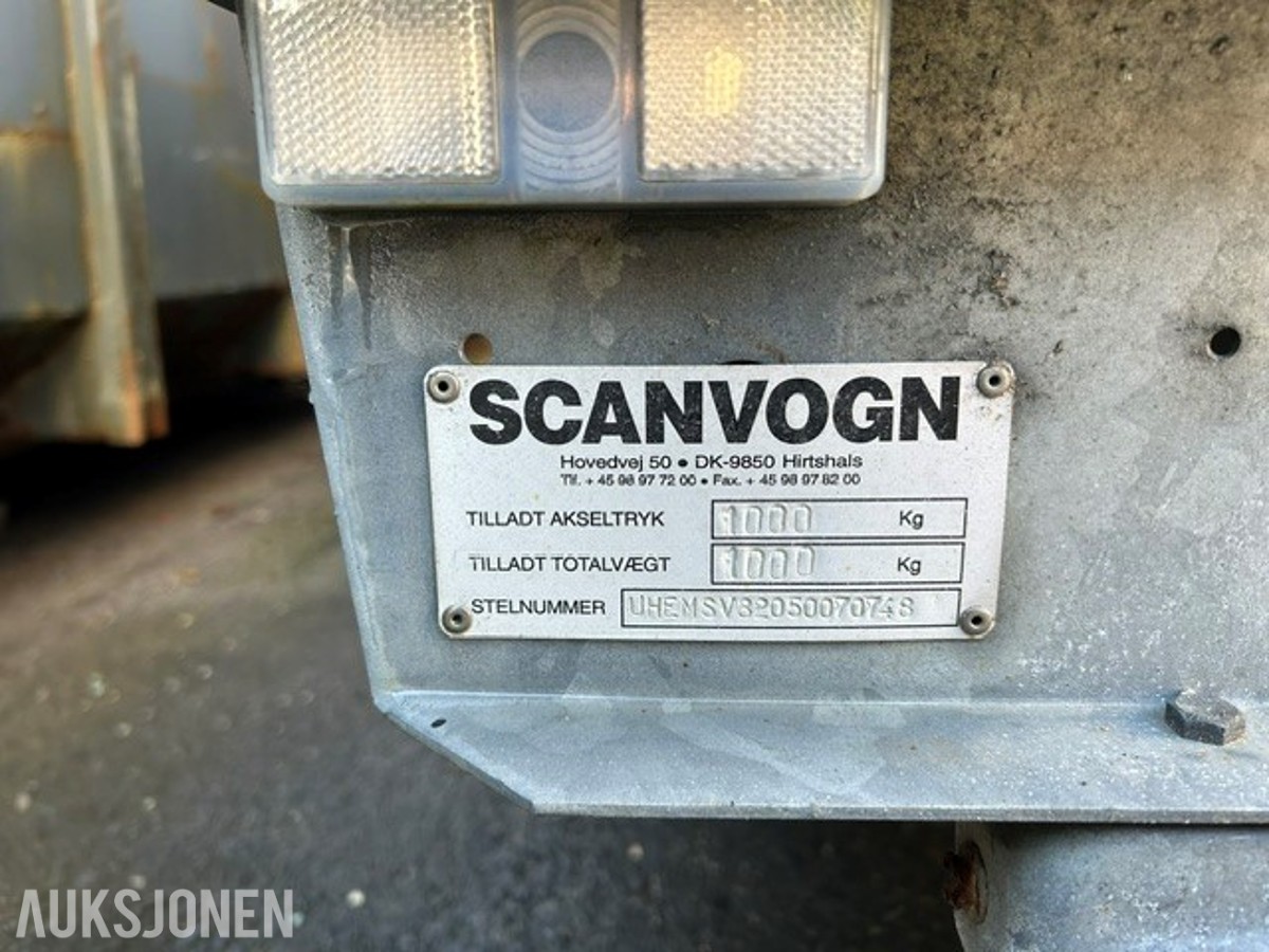 2005 Scanvogn Mannskapsbrakke med toalett
