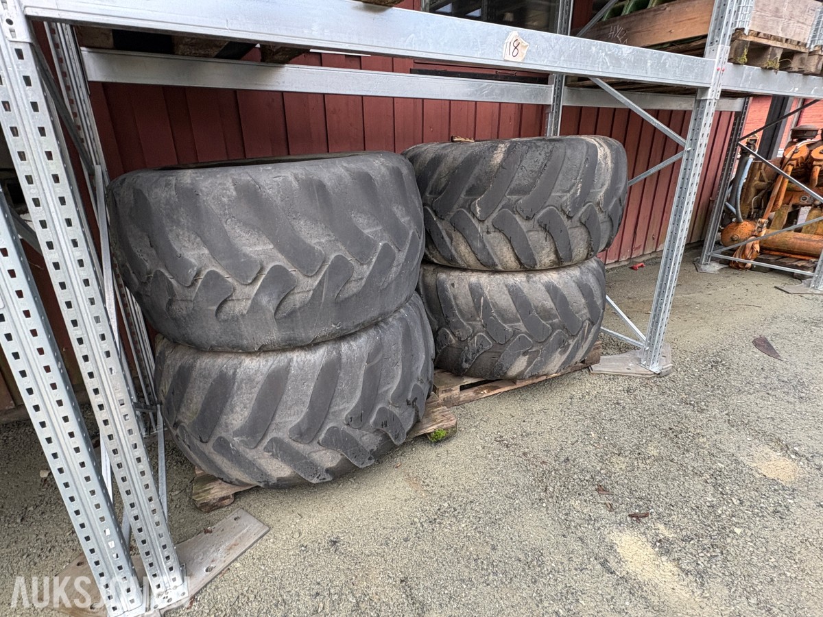 Hydrema 4 stk. hjul - 600/55-26.5
