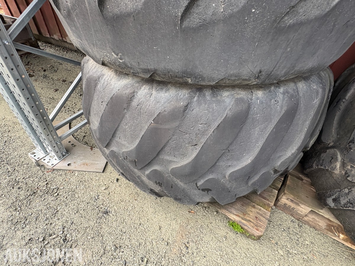 Hydrema 4 stk. hjul - 600/55-26.5