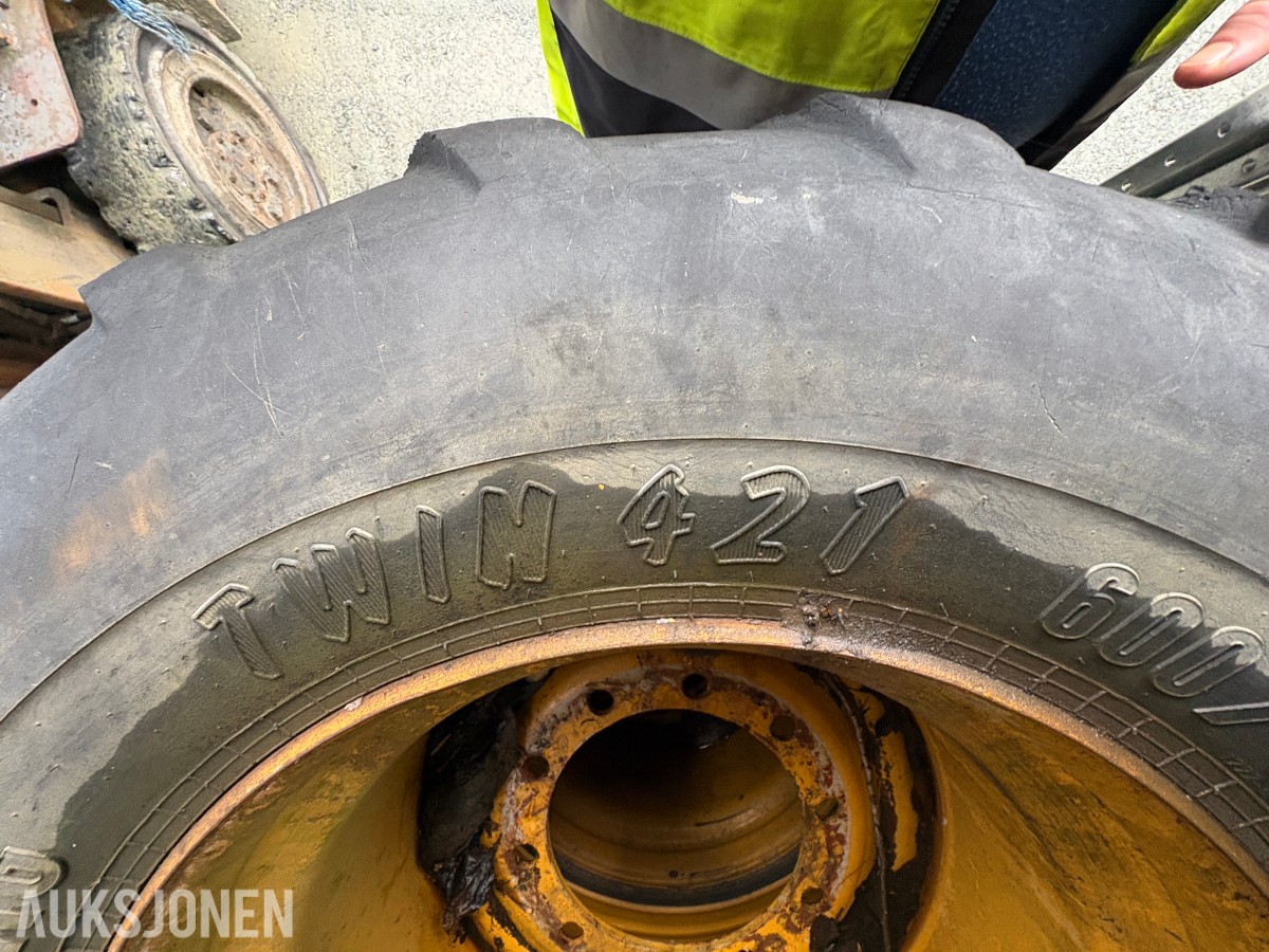 Hydrema 4 stk. hjul - 600/55-26.5