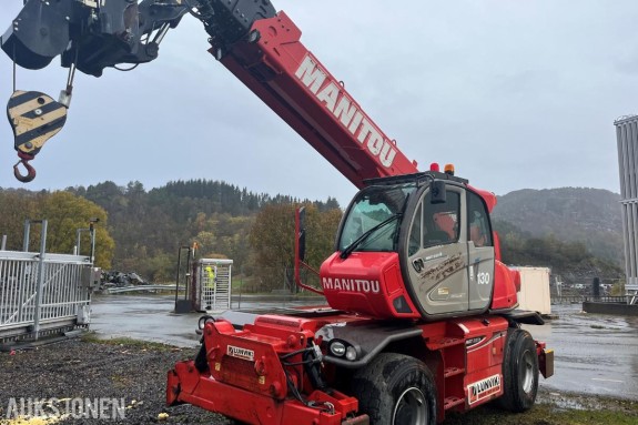 2016 Manitou 2150 MRT+ Privilege Roterende teleskoptruck / teleskoplaster - Fjernkontroll, vinsj, skuffe og pallegaffel - Sertif