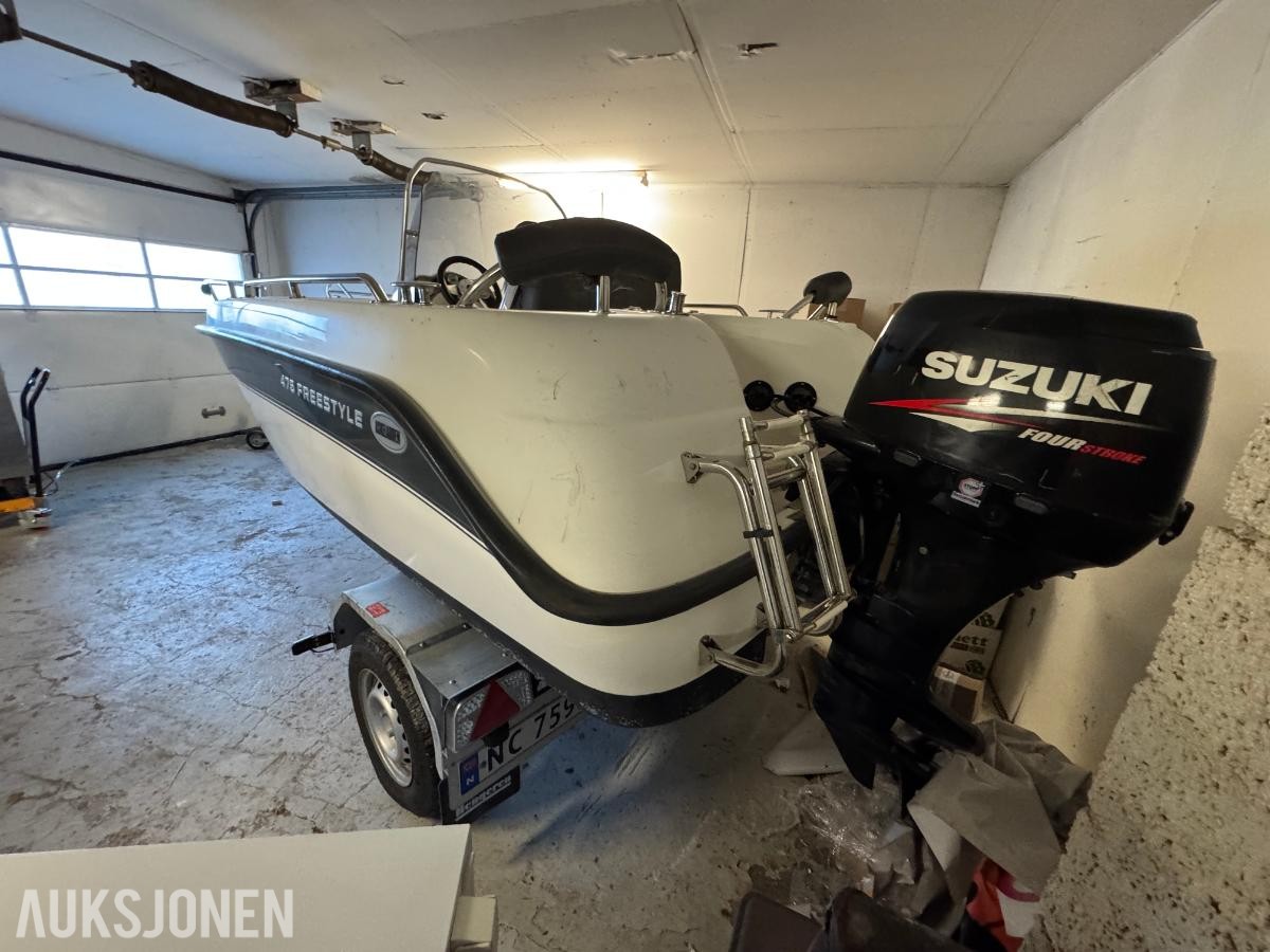 2010 Askeladden 475 Freestyle med Suzuki motor og henger 