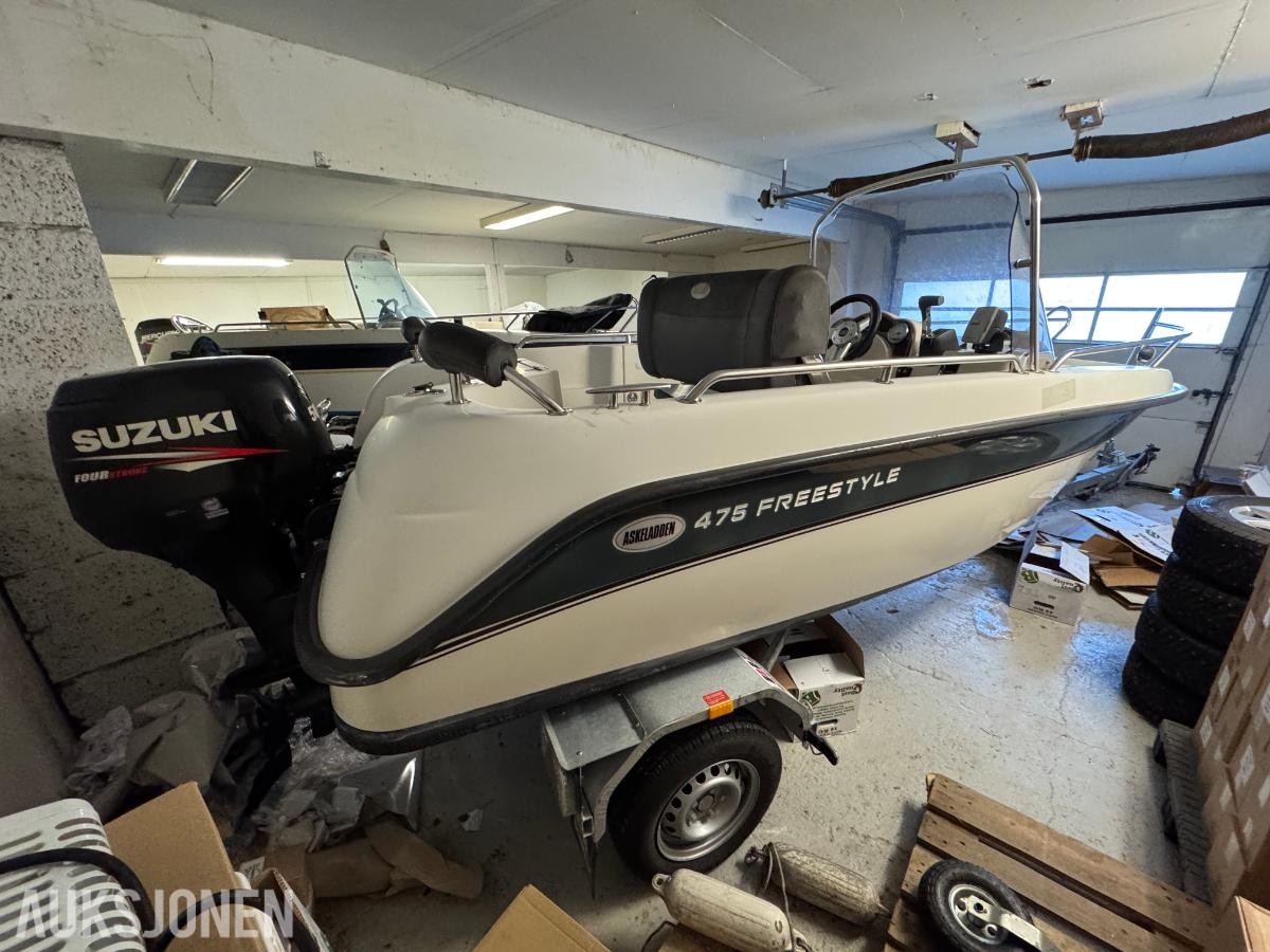 2010 Askeladden 475 Freestyle med Suzuki motor og henger 