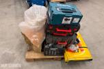 Diverse byggnings utstyr 220 v varmematte spiker mm