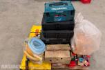 Diverse byggnings utstyr 220 v varmematte spiker mm