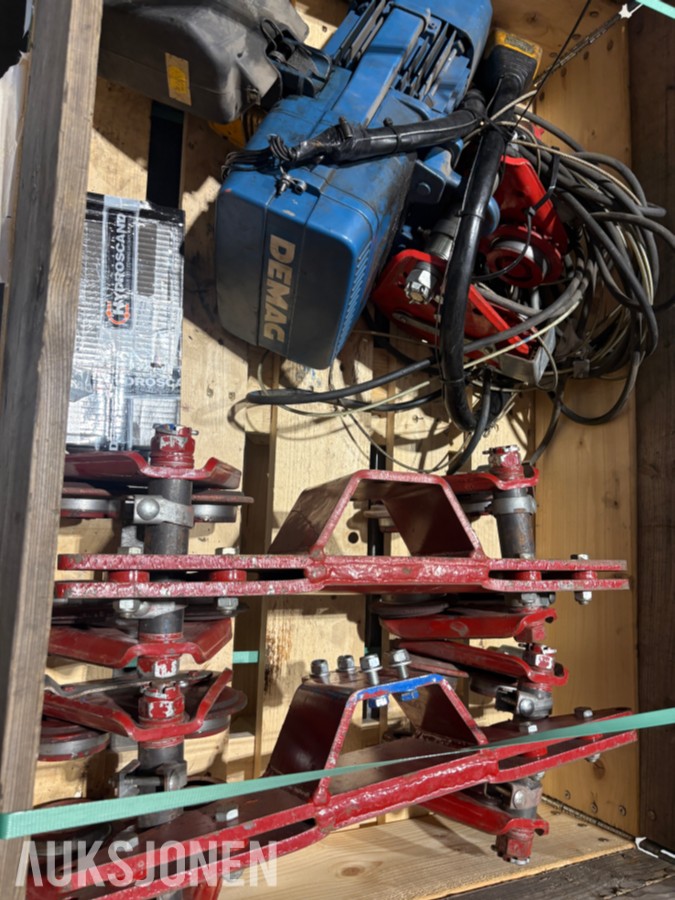 Demag traverskran med DKUN 5-500 K V1 F4 kjettingtalje