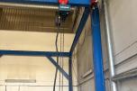 Demag traverskran med DKUN 5-500 K V1 F4 kjettingtalje