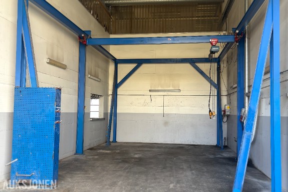 Demag traverskran med DKUN 5-500 K V1 F4 kjettingtalje