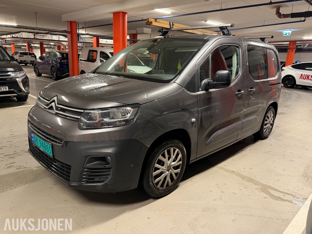 Citroën Berlingo 1.5 diesel 102 hk – 2021 – 3-seter varebil