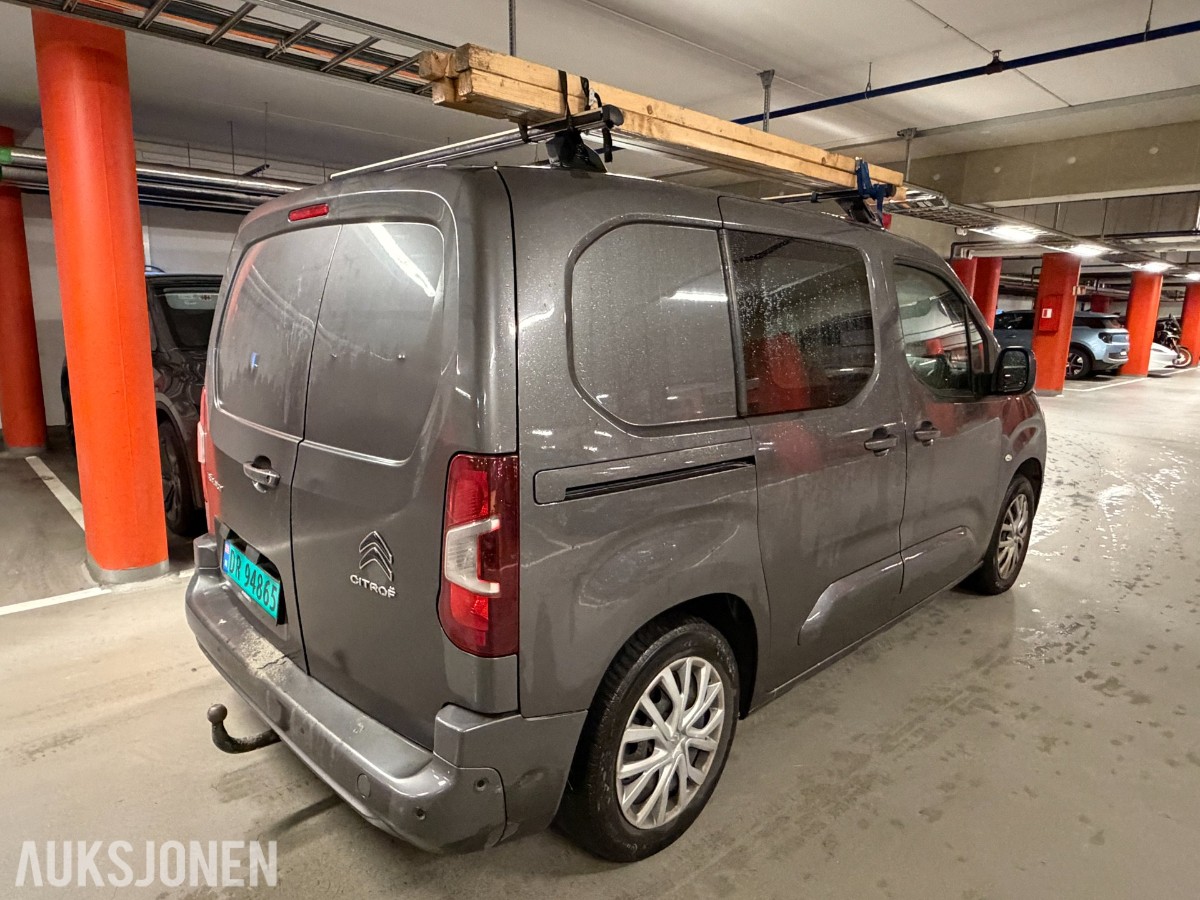Citroën Berlingo 1.5 diesel 102 hk – 2021 – 3-seter varebil