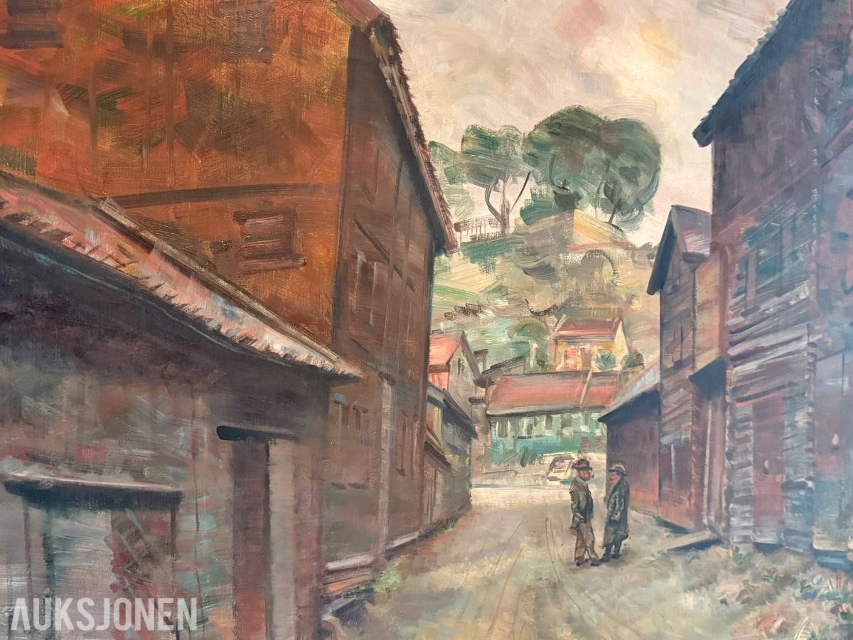 Kunst Maleri,  Guido Schjølberg - Ingen minstepris